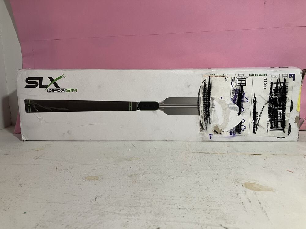 SLX MicroSim Indoor Home Golf Simulator Game E6 Connect (NO CHARGER) (READ DISC)